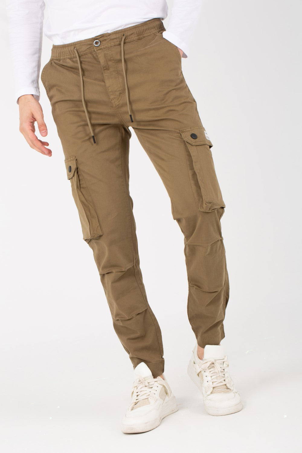 بنطلون شروال جبردين رجالي بجيوب جانبية مميزة