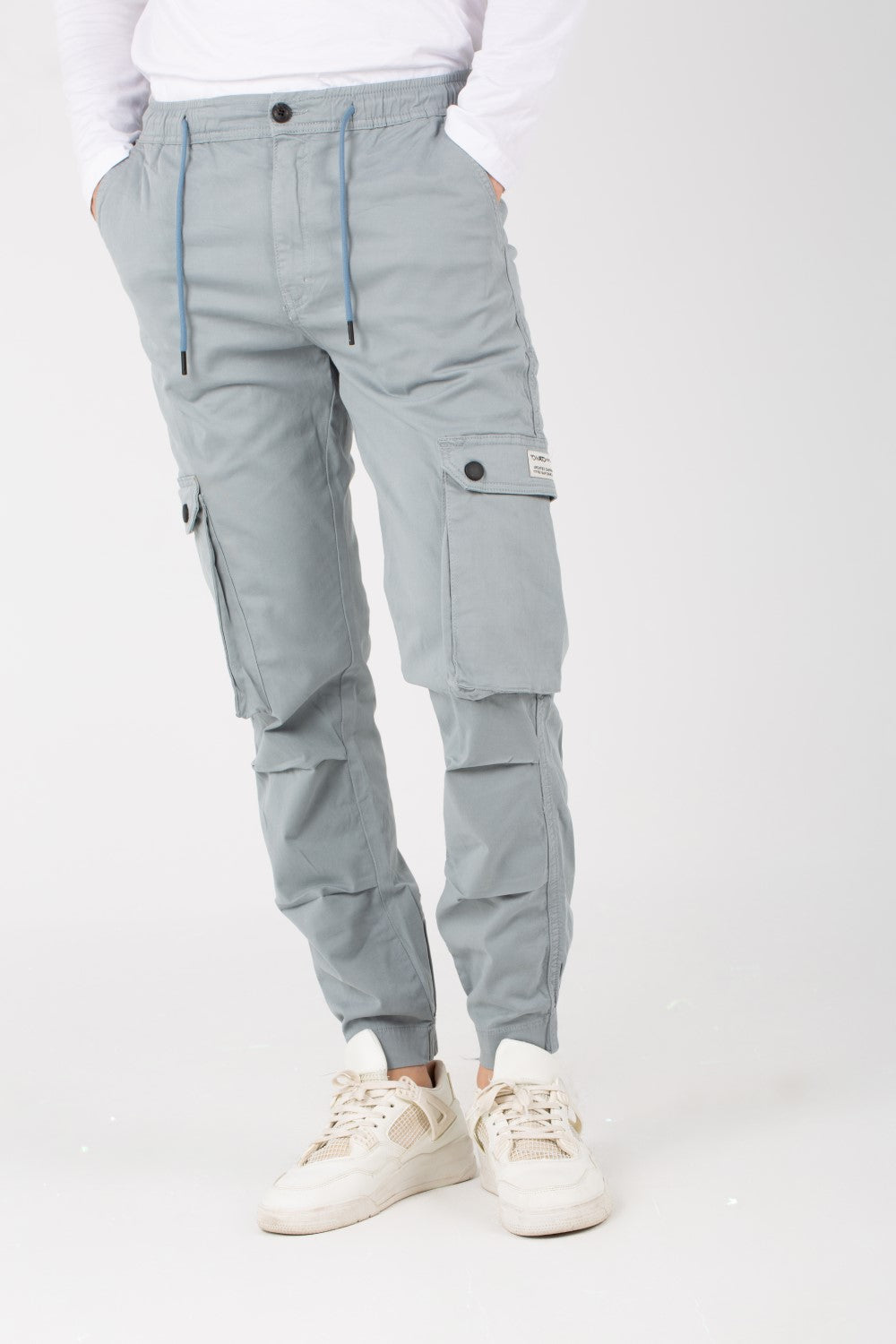 بنطلون شروال جبردين رجالي بجيوب جانبية مميزة