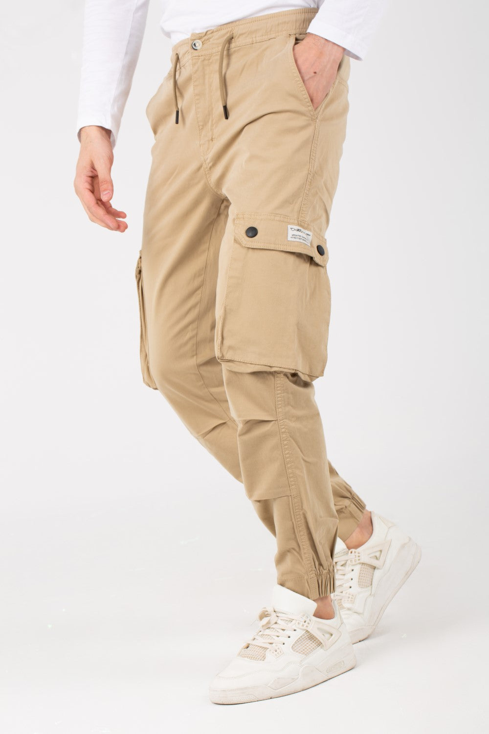 بنطلون شروال جبردين رجالي بجيوب جانبية مميزة