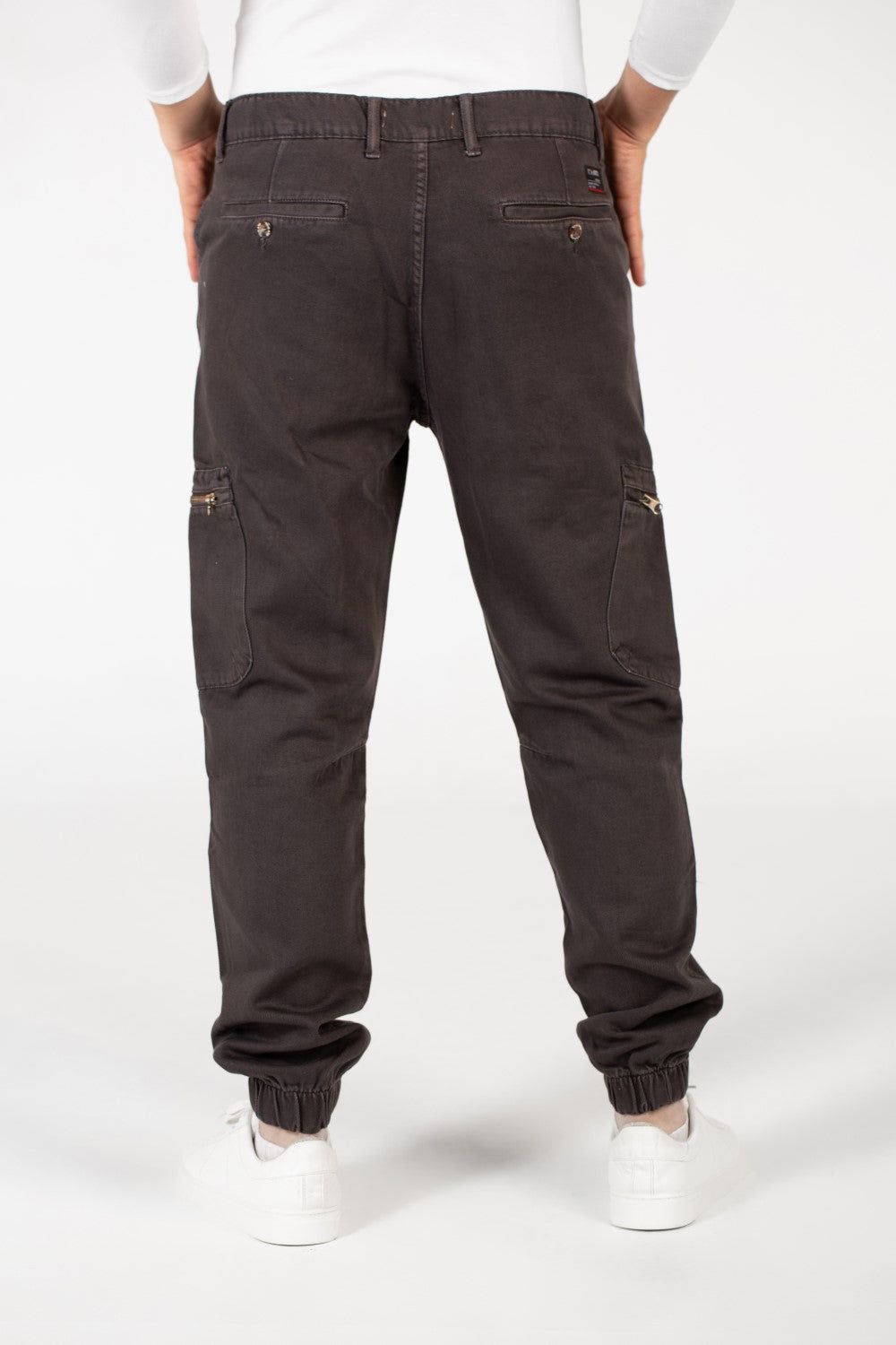Men's Slouchy Gabardine Sherwal Pants With Pockets