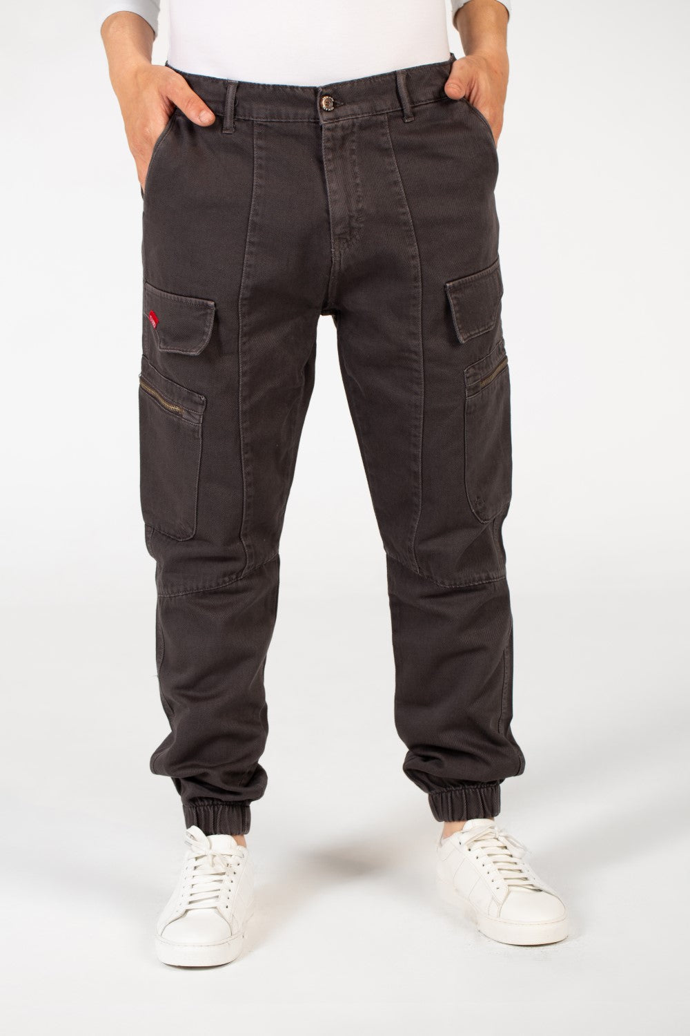 Men's Slouchy Gabardine Sherwal Pants With Pockets