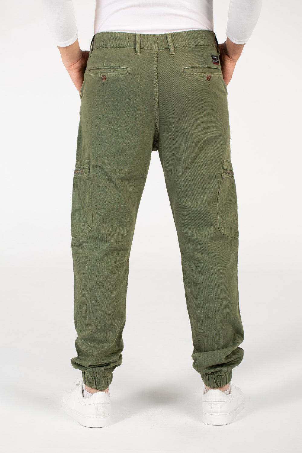 Men's Slouchy Gabardine Sherwal Pants With Pockets