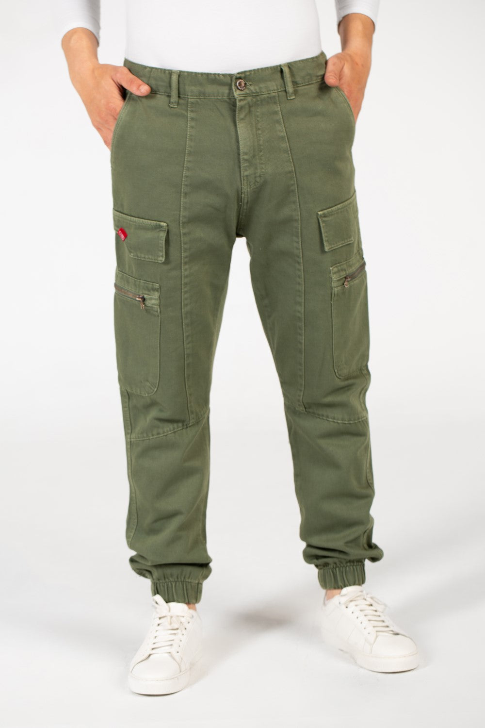 Men's Slouchy Gabardine Sherwal Pants With Pockets