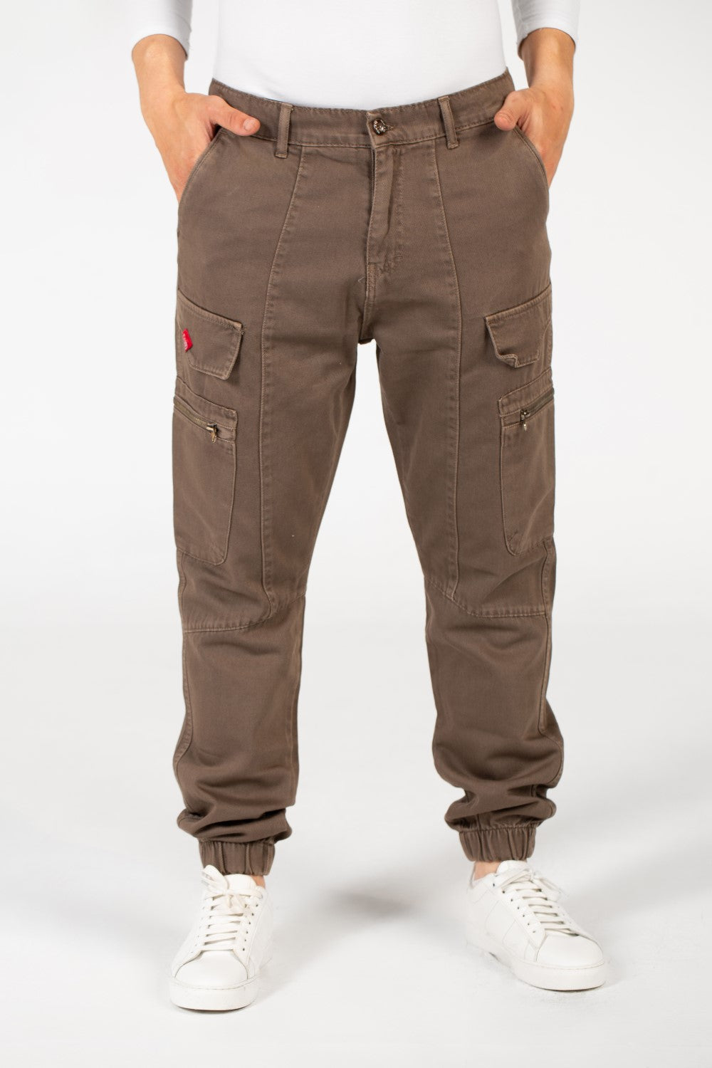 Men's Slouchy Gabardine Sherwal Pants With Pockets