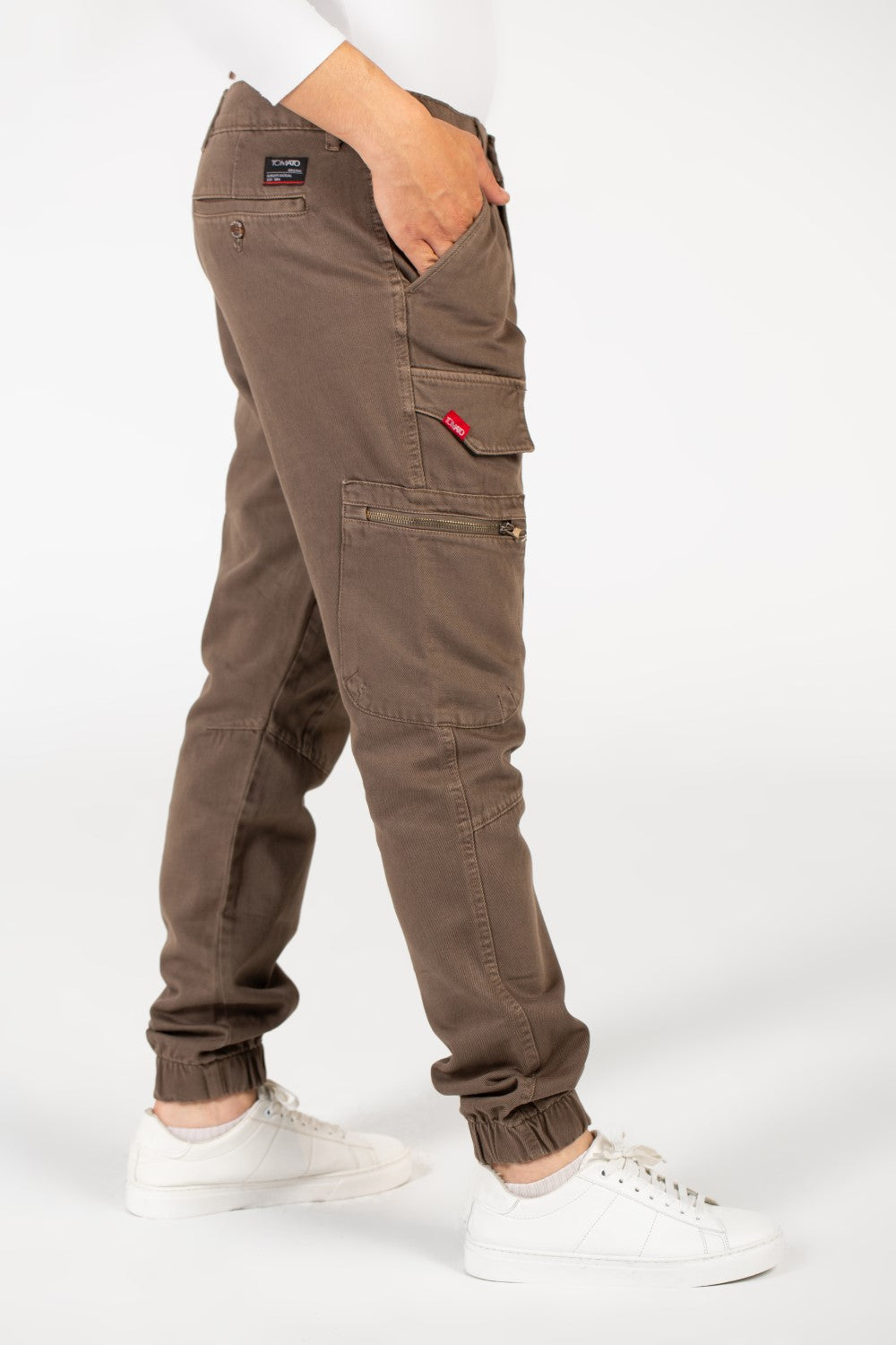 Men's Slouchy Gabardine Sherwal Pants With Pockets