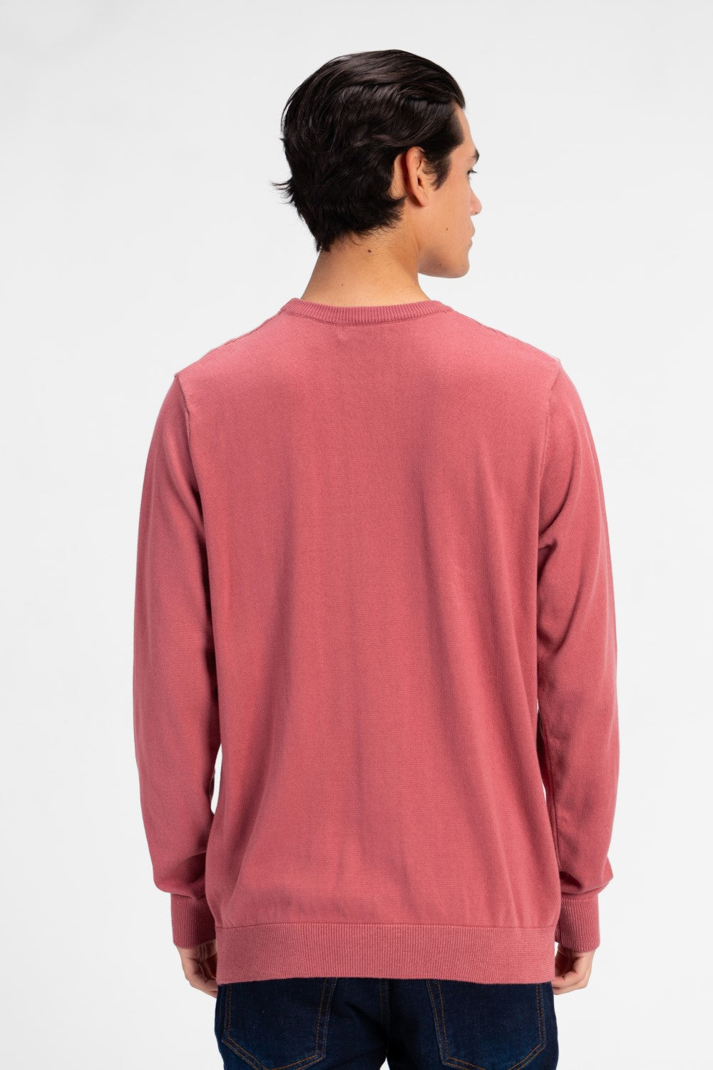 Men's Round Neck Long Sleeves Pullover Made Of Cotton Material