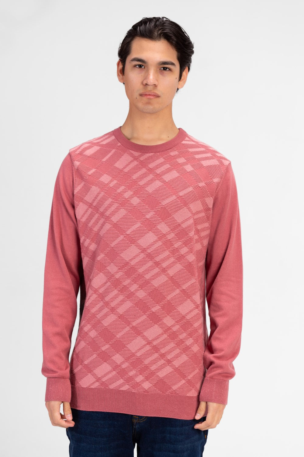 Men's Round Neck Long Sleeves Pullover Made Of Cotton Material