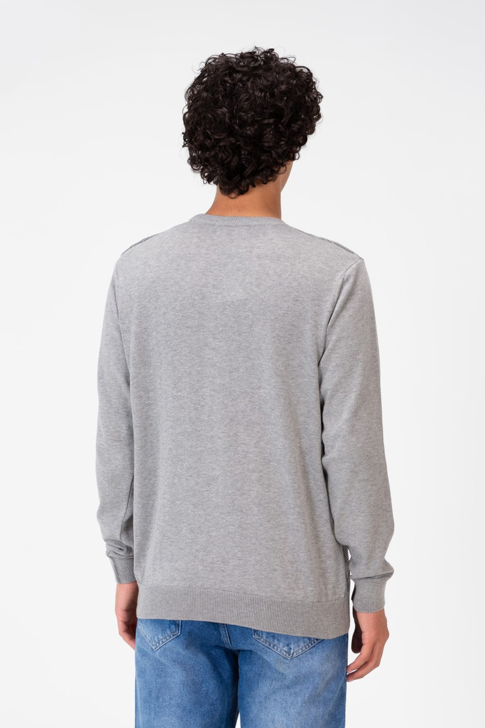 Men's Round Neck Long Sleeves Pullover Made Of Cotton Material