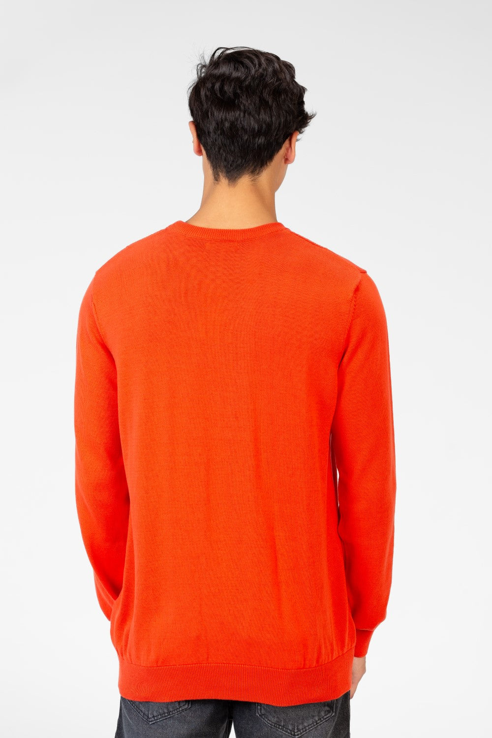 Men's Cotton Knit Crew Neck Pullover