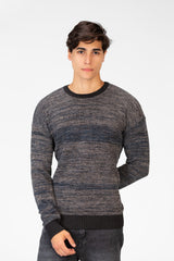Men's Slim Fit Pullover With Round Neck