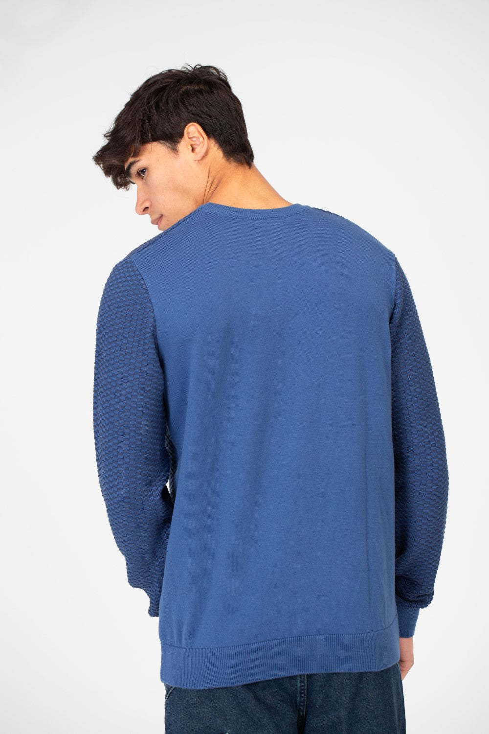 Men's Cotton Crew Neck Pullover Sweater
