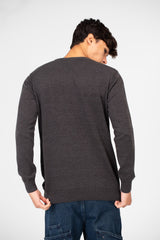 Men's Printed Cotton Round Neck Pullover With A Distinctive Design