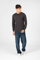 Men's Printed Cotton Round Neck Pullover With A Distinctive Design