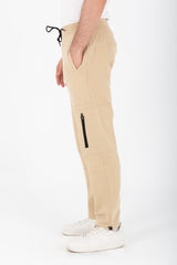 بنطلون رياضي رجالي بجيوب جانبية عصرية مصنوع من قطن ميلتون