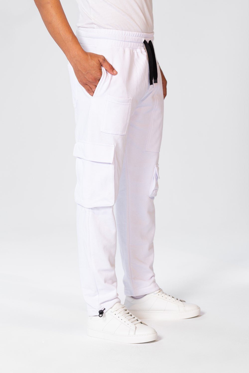 بنطلون رياضي رجالي كبير الحجم مصنوع من مادة ميلتون المريحة