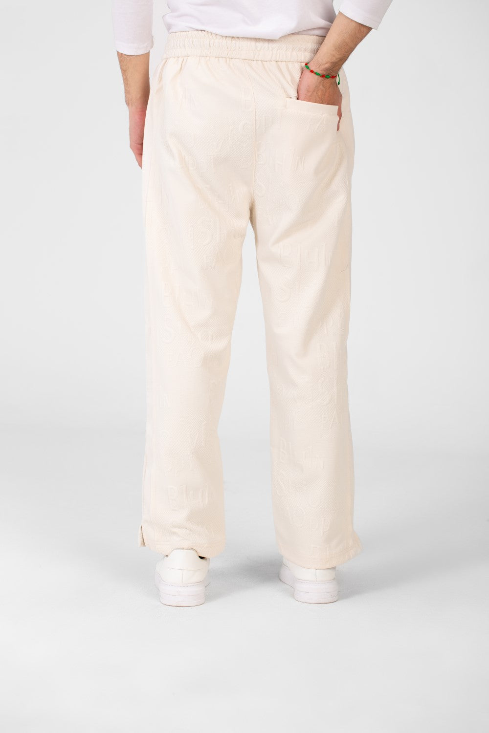 بنطال رياضي رجالي بطبعة طماطم مع خصر مطاطي بتصميم عصري