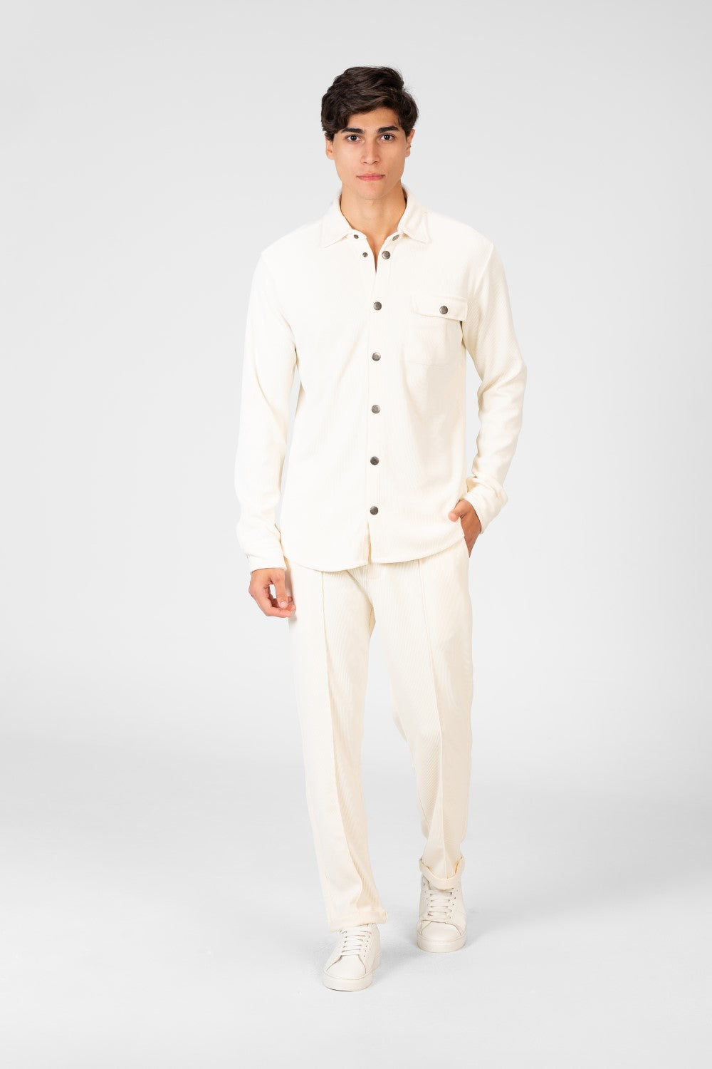 Men's Basic Outfit Shirt And Pants Made Of High Quality Material