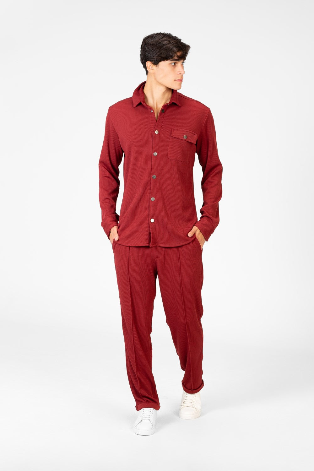 Men's Basic Outfit Shirt And Pants Made Of High Quality Material