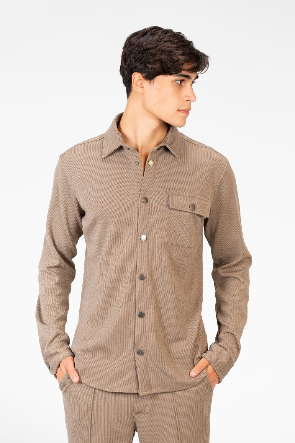 Men's Basic Outfit Shirt And Pants Made Of High Quality Material