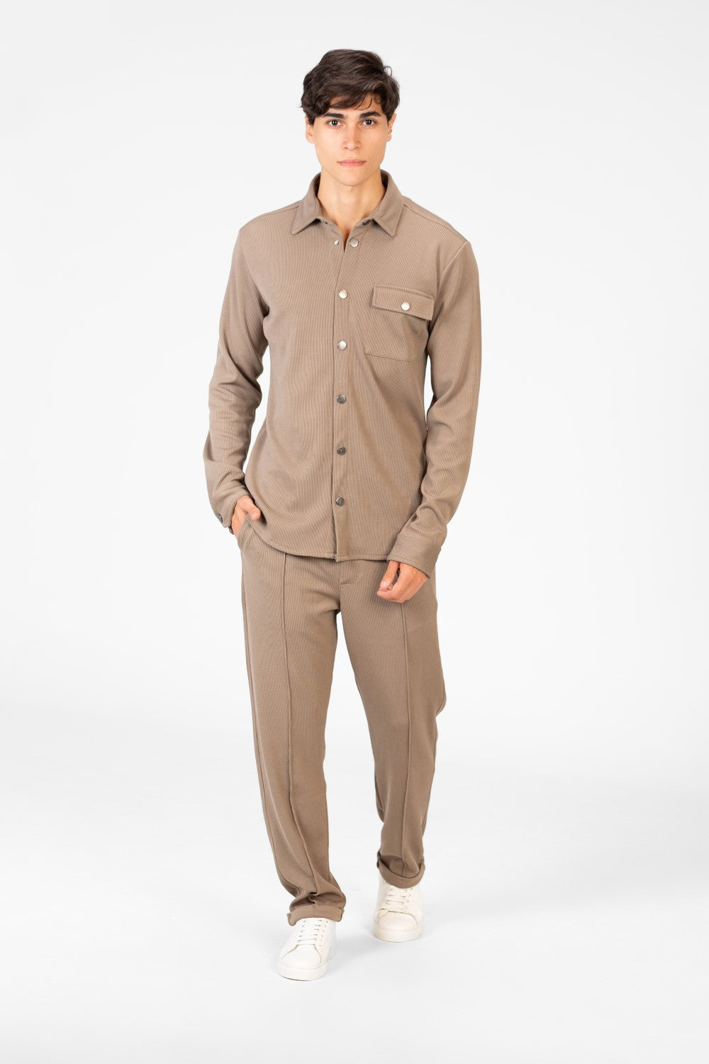 Men's Basic Outfit Shirt And Pants Made Of High Quality Material
