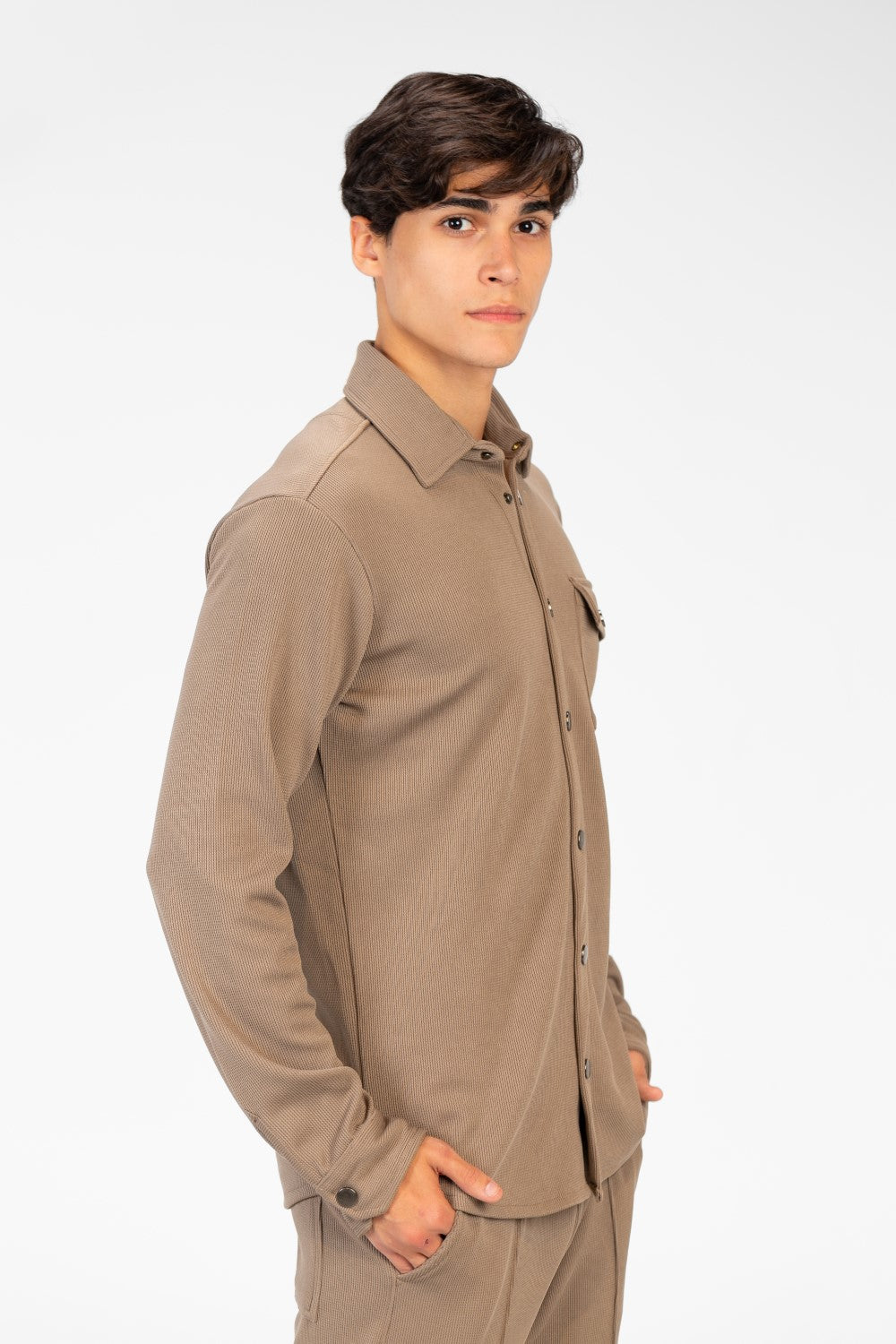 Men's Basic Outfit Shirt And Pants Made Of High Quality Material