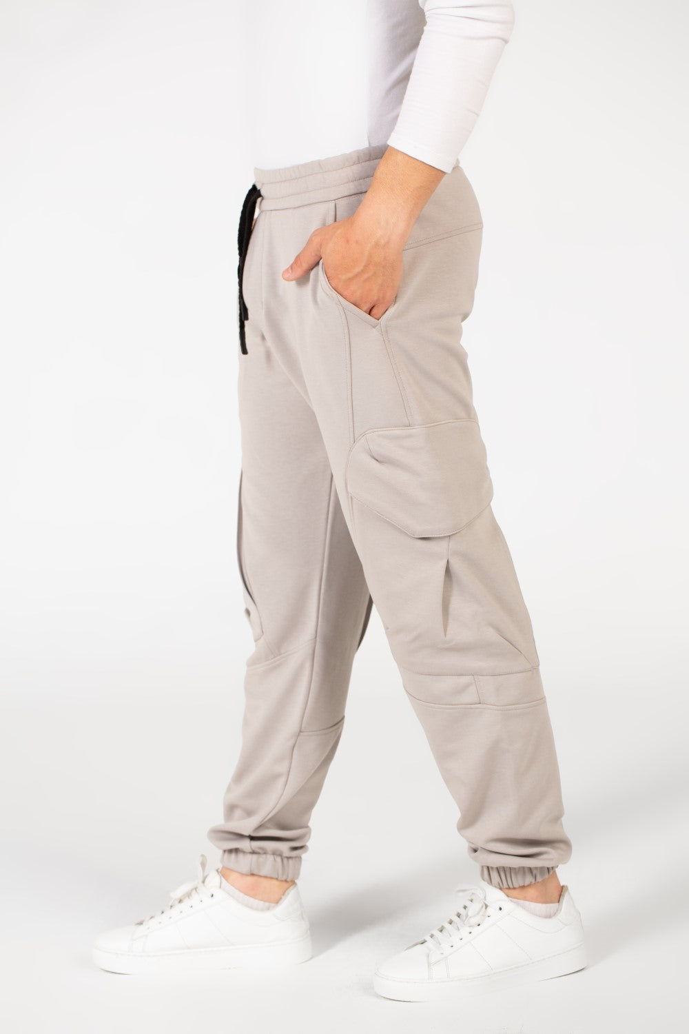 Men's Oversized Elastic Waistband Sweatpants