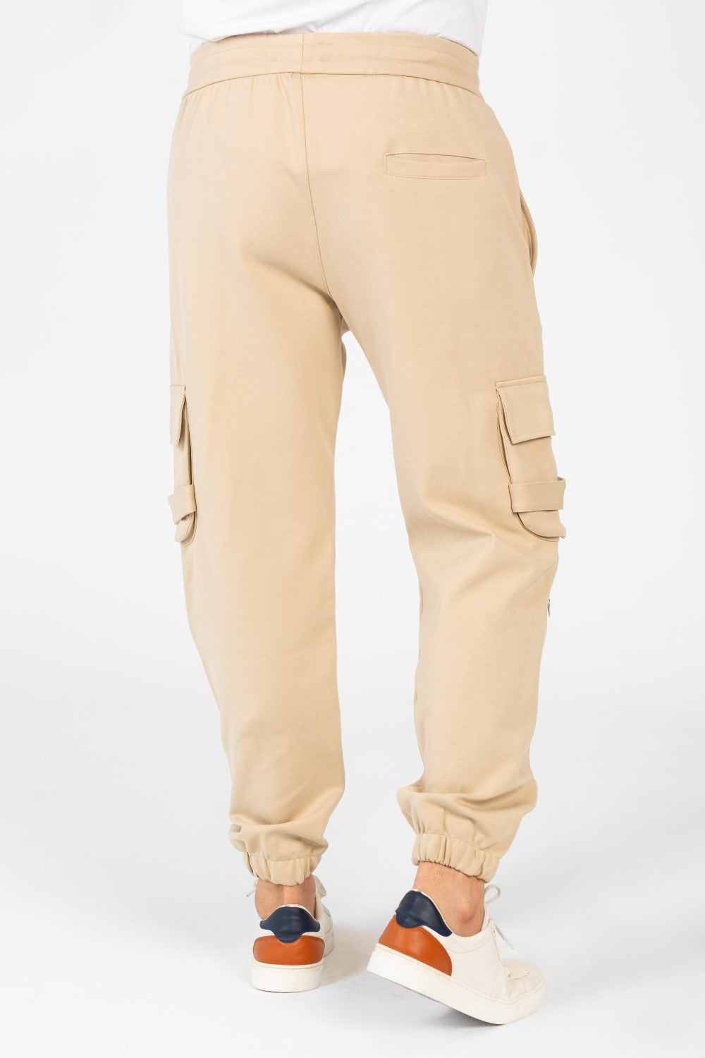 Men's Oversized Elastic Waistband Sweatpants-1