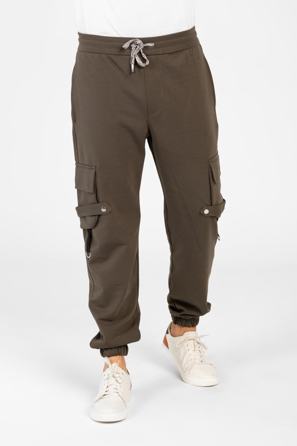 Men's Oversized Elastic Waistband Sweatpants-1
