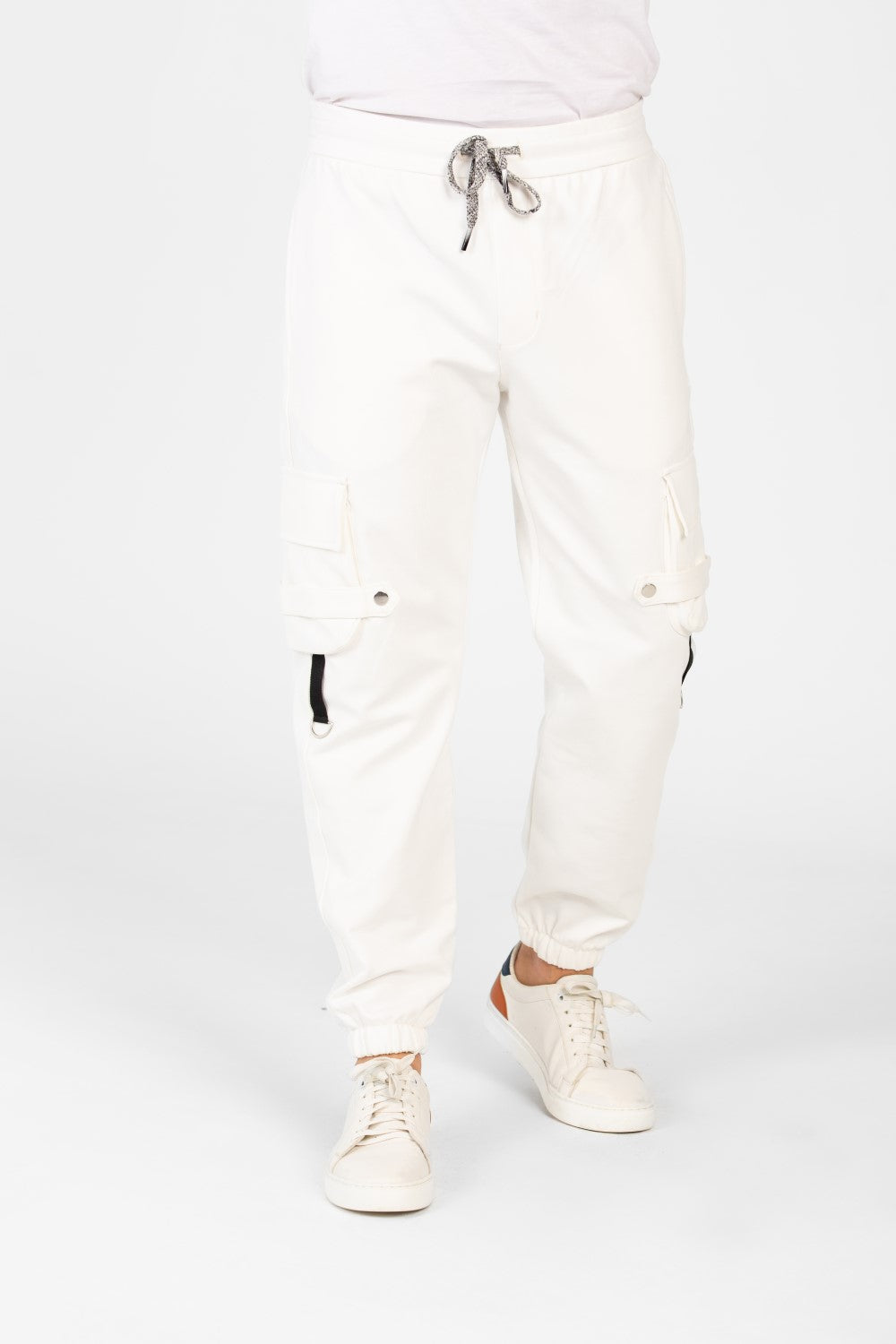 Men's Oversized Elastic Waistband Sweatpants-1
