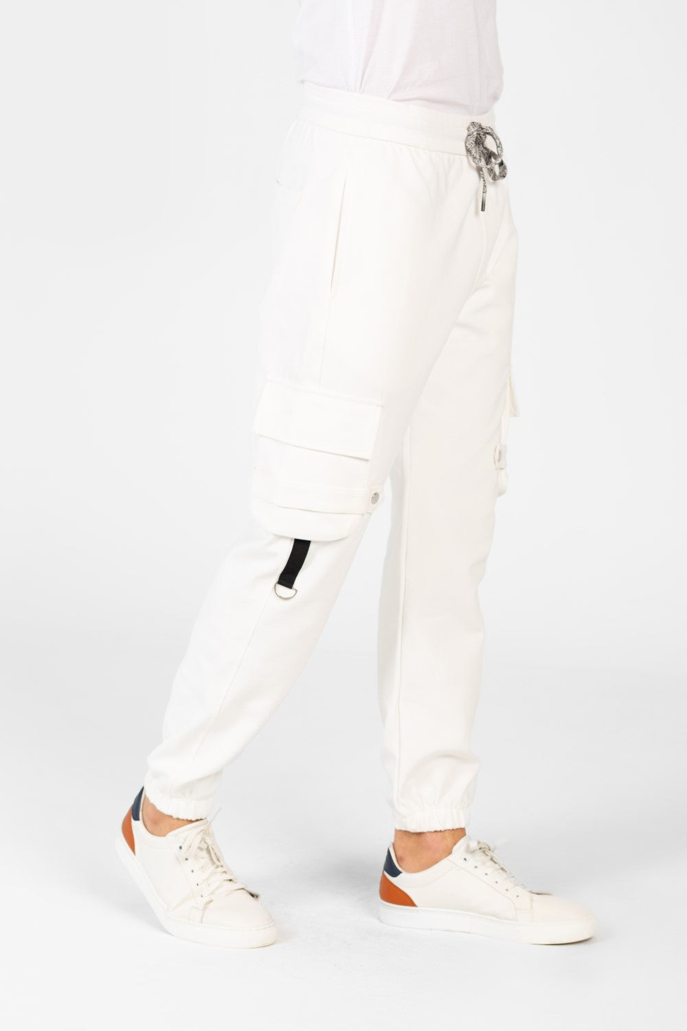 Men's Oversized Elastic Waistband Sweatpants-1