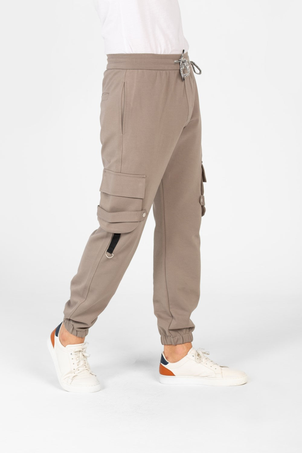 Men's Oversized Elastic Waistband Sweatpants-1