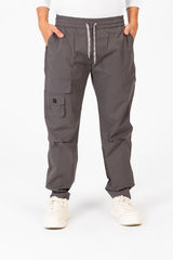 Men's Oversized Sweatpants With A Drawstring At The Middle And Modern Pockets
