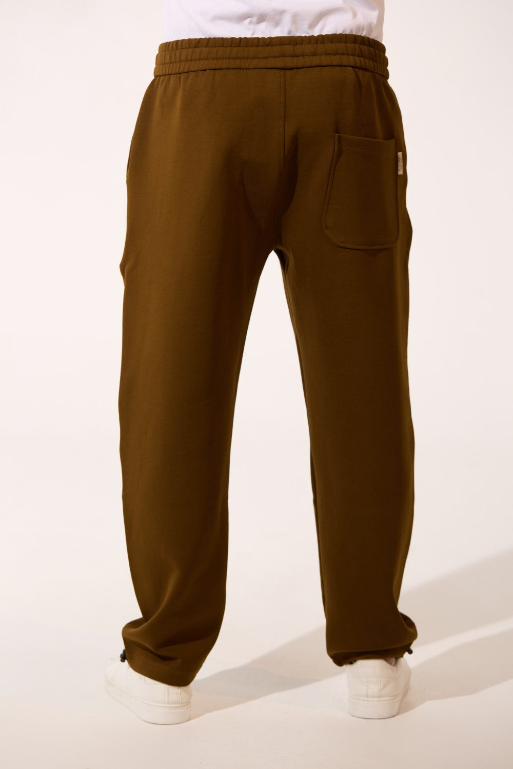 Men's Tomato Basic Oversized Sweatpants With Drawstring At The Middle And Back Pocket
