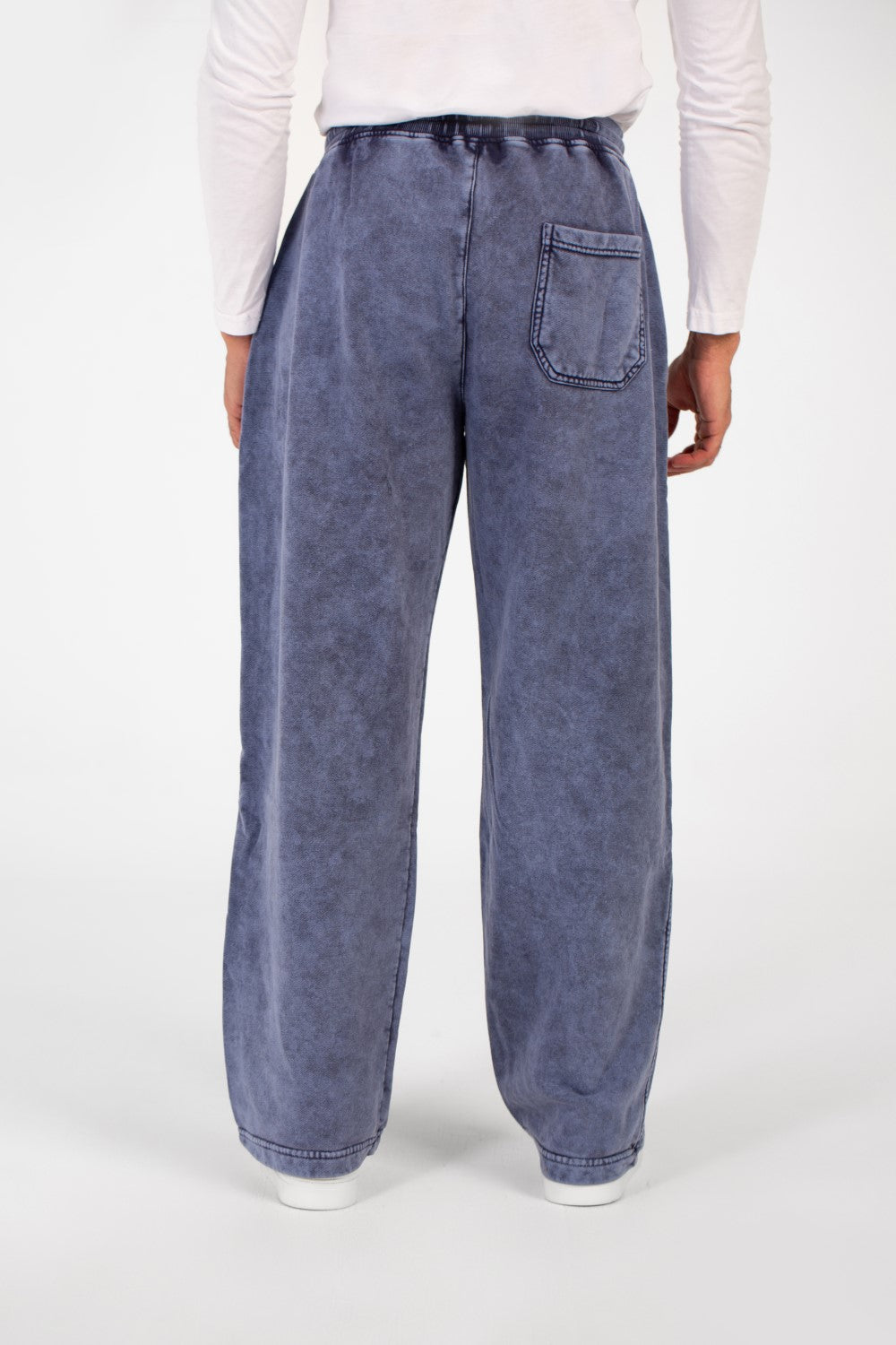 Men's Tomato Washed Oversized Sweatpants With Elastic Waistband And Drawstring High Quality