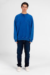 سويت شيرت رجالي كبير الحجم برقبة دائرية