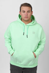 Men's Big Size Slim Fit Hoodie Made Of Comfort Melton Padded Front Printed Sweatshirt