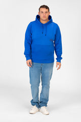 Men's Big Size Hoodie Sweatshirt with Graphic Print and Kangaroo Pocket