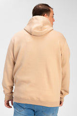 Men's Big Size Basic Long Sleeve Hoodie Sweatshirt