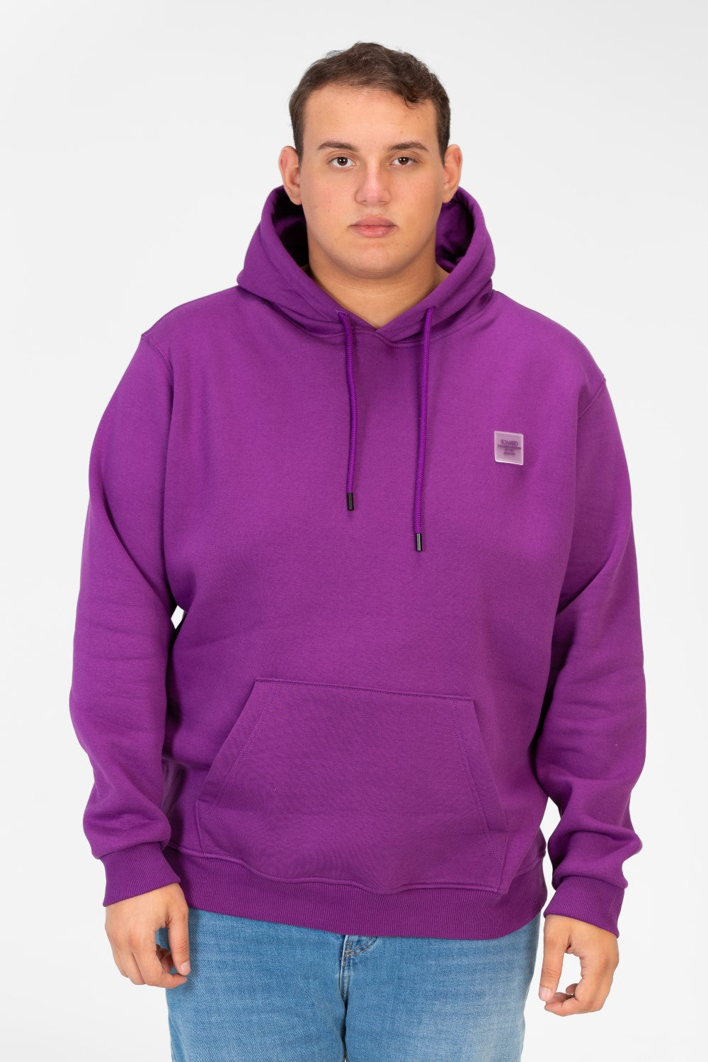 Men's Big Size Basic Long Sleeve Hoodie Sweatshirt