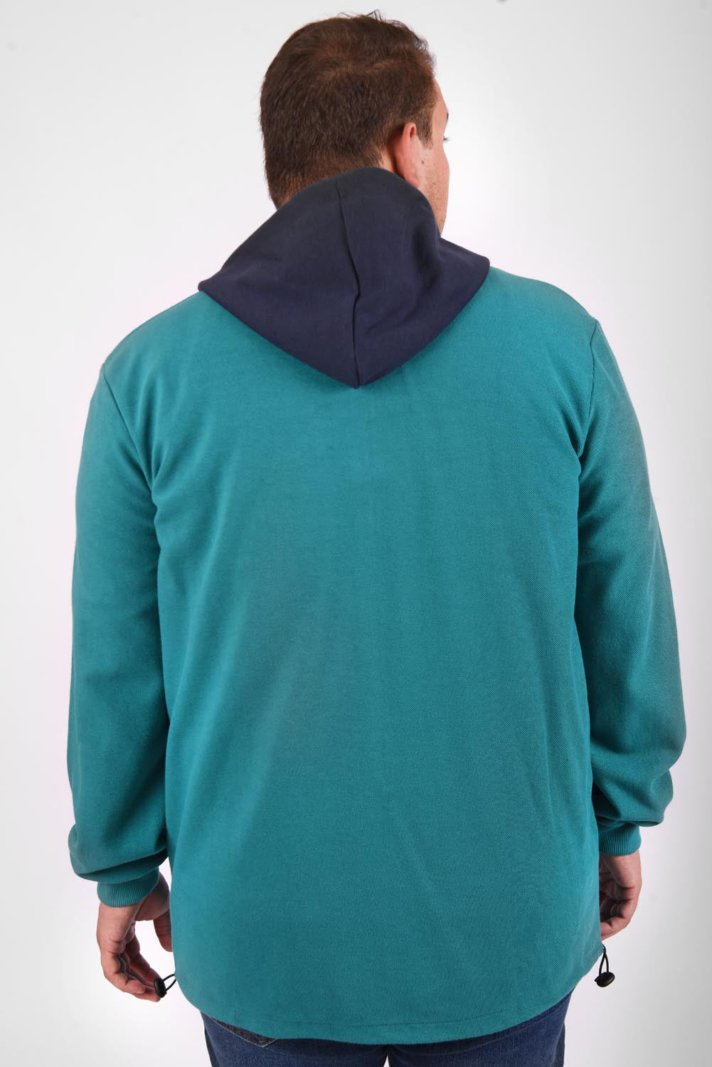 Men's Slim Fit Full Zipper Padded Soft Melton Multi Color Big Size Sweatshirt