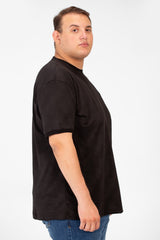 تي شيرت طماطم رجالي كبير الحجم بأكمام قصيرة ورقبة دائرية بجودة عالية