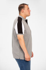 تي شيرت بولو رجالي بأكمام قصيرة ومقاس كبير مطبوع عليه طماطم بطبعة عصرية