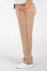 بنطلون رياضي رجالي أساسي عالي الجودة بمقاسات كبيرة وتصميم عصري وجيوب