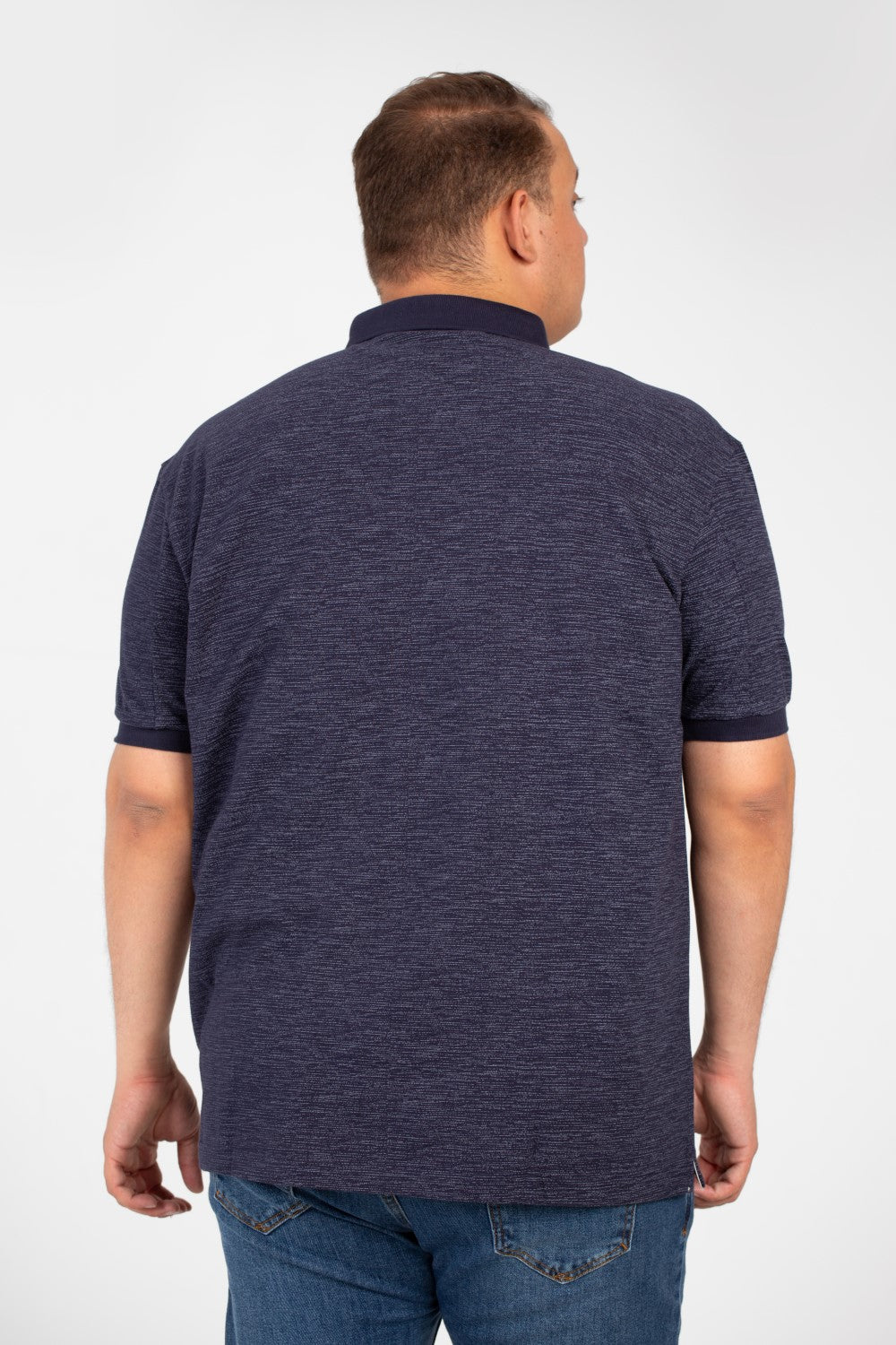 تي شيرت بولو رجالي كبير الحجم بأكمام قصيرة من الطماطم مصنوع من مادة مريحة وعملية