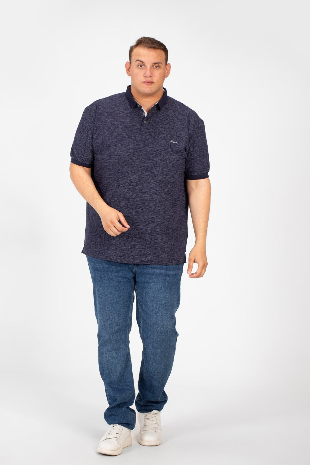 تي شيرت بولو رجالي كبير الحجم بأكمام قصيرة من الطماطم مصنوع من مادة مريحة وعملية