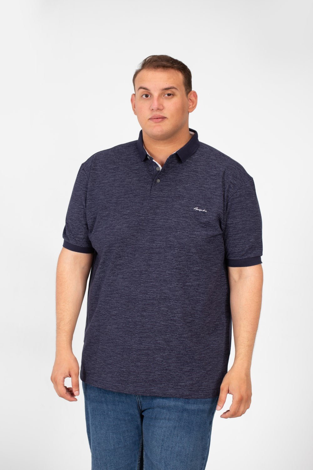 تي شيرت بولو رجالي كبير الحجم بأكمام قصيرة من الطماطم مصنوع من مادة مريحة وعملية