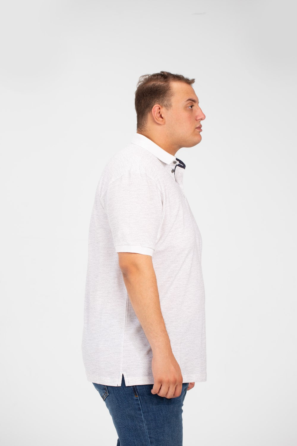 تي شيرت بولو رجالي كبير الحجم بأكمام قصيرة من الطماطم مصنوع من مادة مريحة وعملية