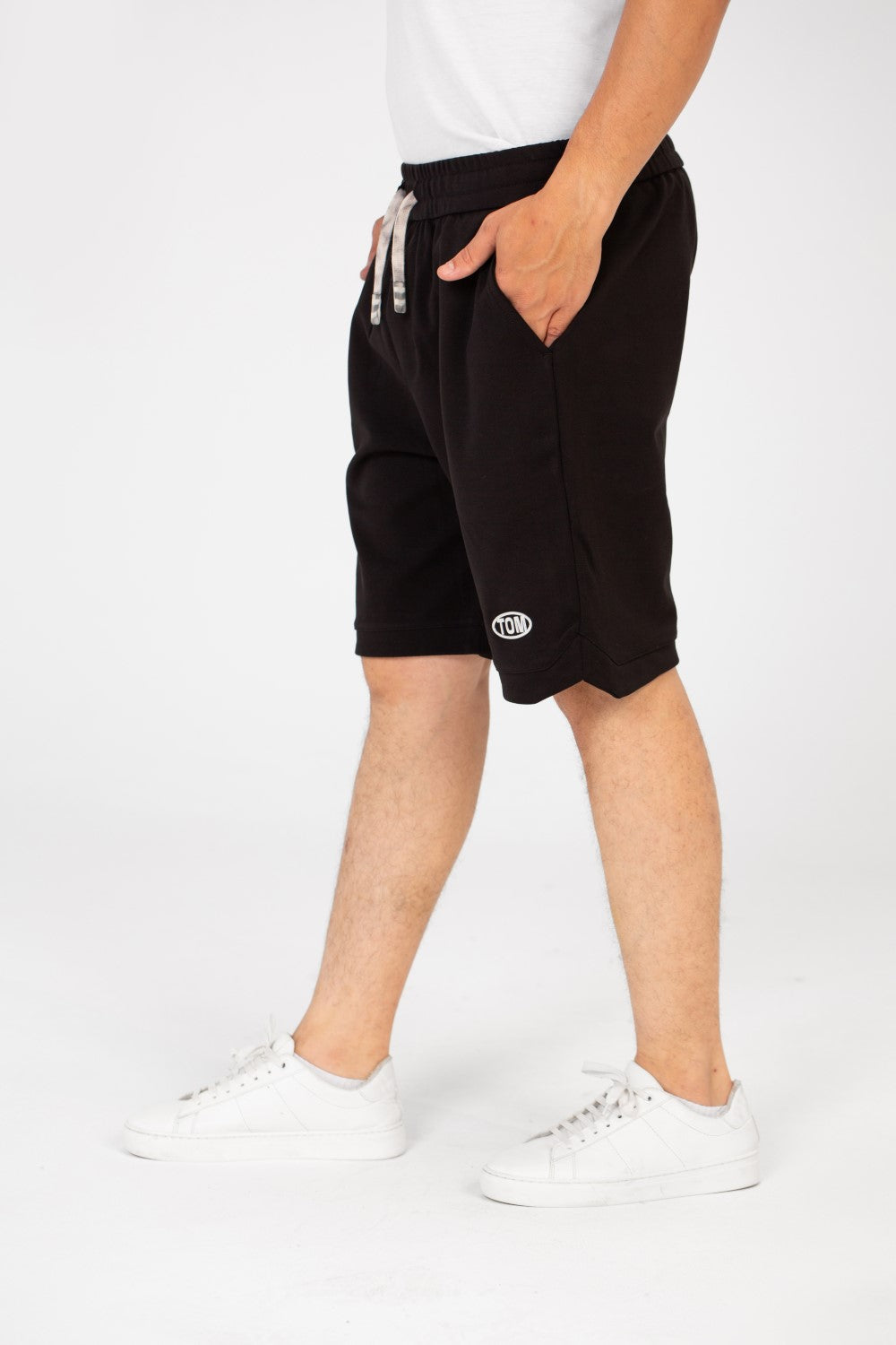 Men's Summer Melton Short With Pockets And Elastic Waistband