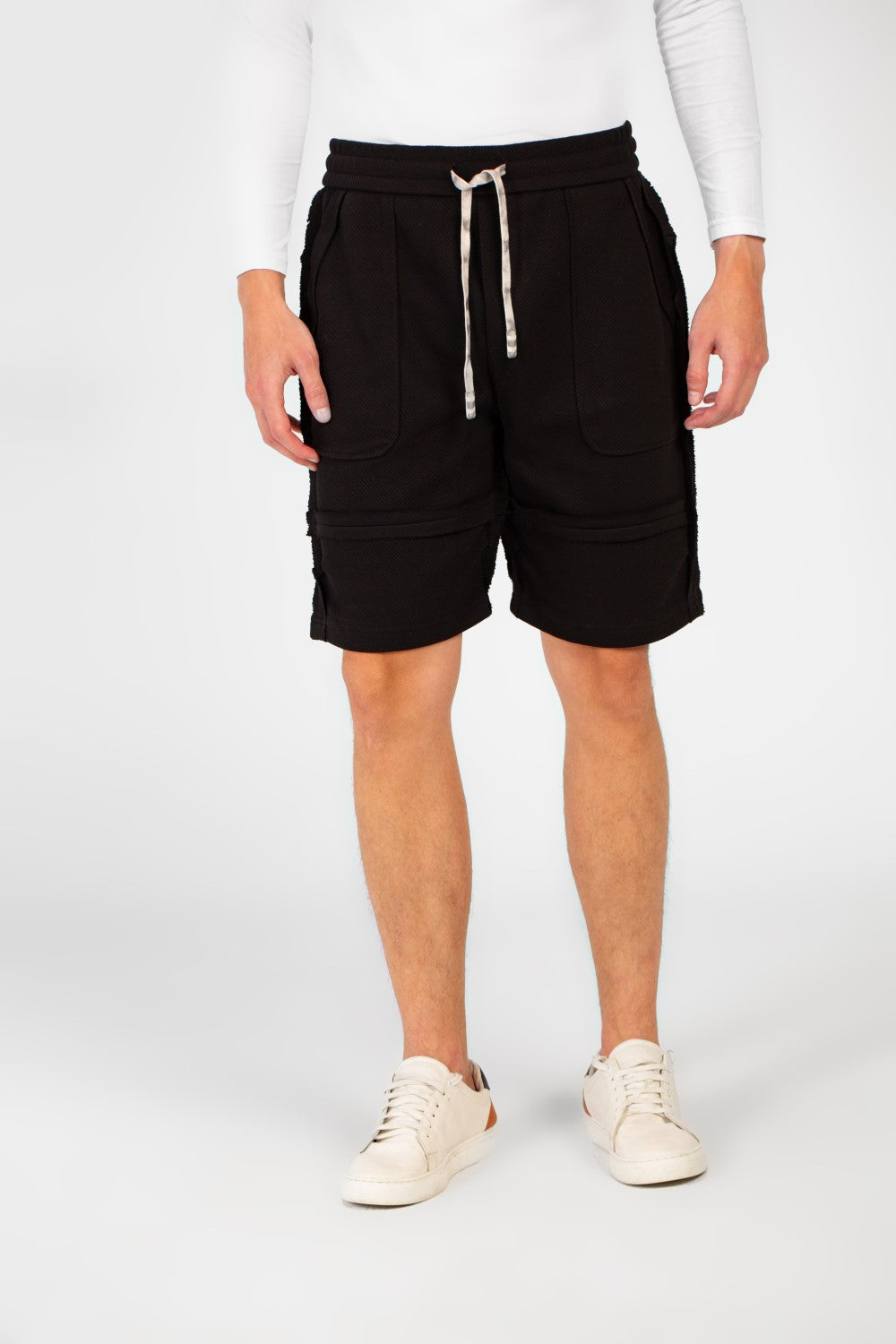 Men's Melton Modern Cut Short With Elastic Waistband And Pockets