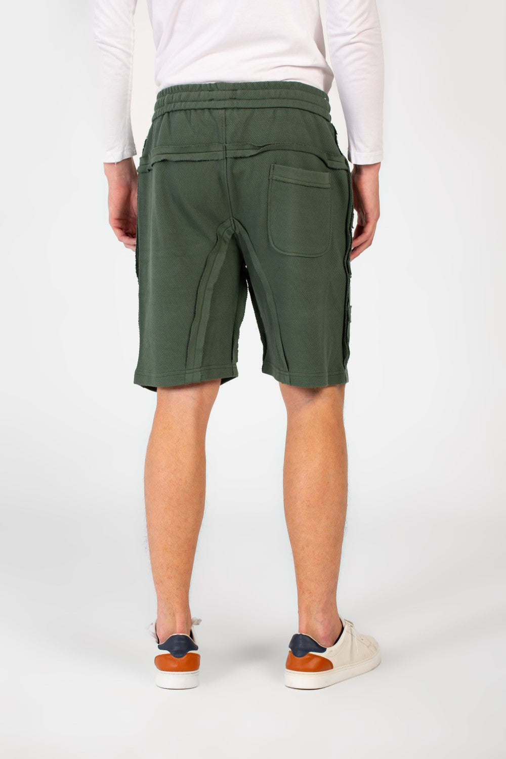 Men's Melton Modern Cut Short With Elastic Waistband And Pockets